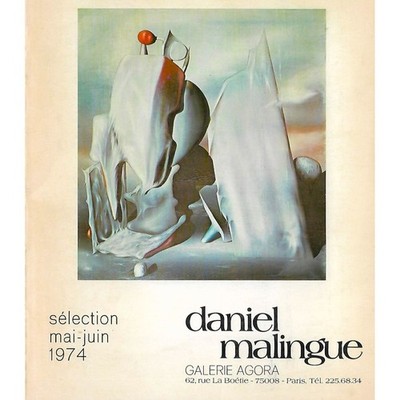 Daniel Malingue Selection Mai - Juni 1974 Galerie Agora Paris