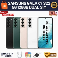Samsung Galaxy S22 5G 128GB Unlocked Smartphone Android All Colours Pristine A+