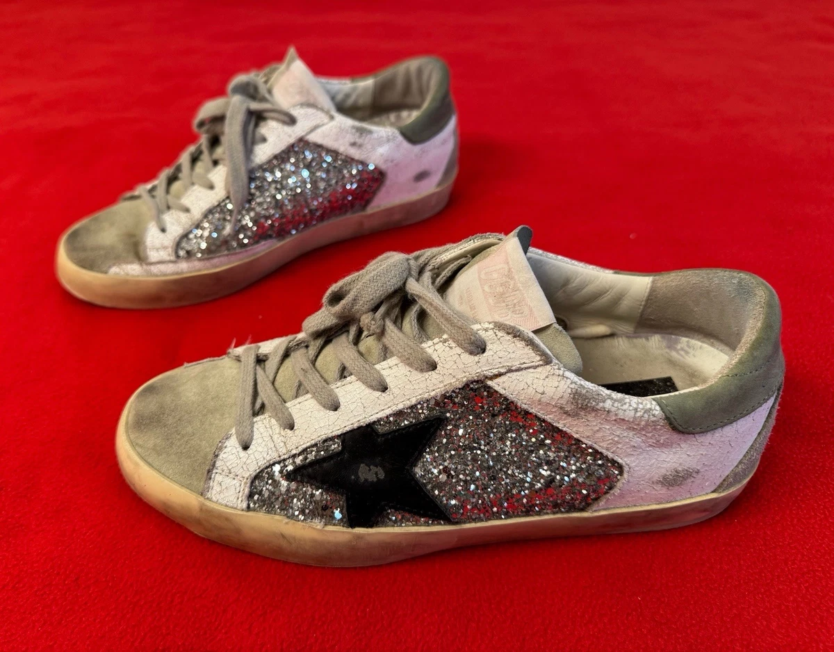 Golden Goose Superstar Blue White Silver W for sale | eBay