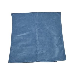 Blue Velvet Single Pillow Cover 25" x 25" Invisible Zipper Handmade