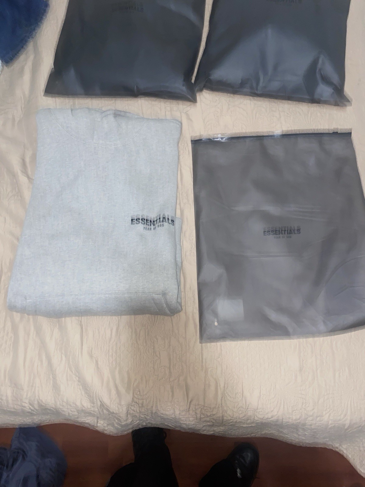 ESSENTIALS Fear of God Men's Gray Activewear Regular Fit Sweatpants Pants