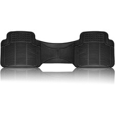 Car Floor Mat Runner - Rubber Rear Floor Mat Liner - Black Back Seat Liner - Car Floor Mat Runner - Rubber Rear Floor Mat Liner - Black Back Seat Liner -