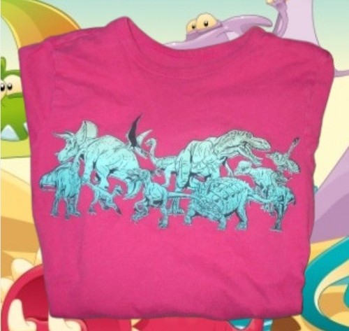 Gap Girls Medium Dinosaur Pink Shirt