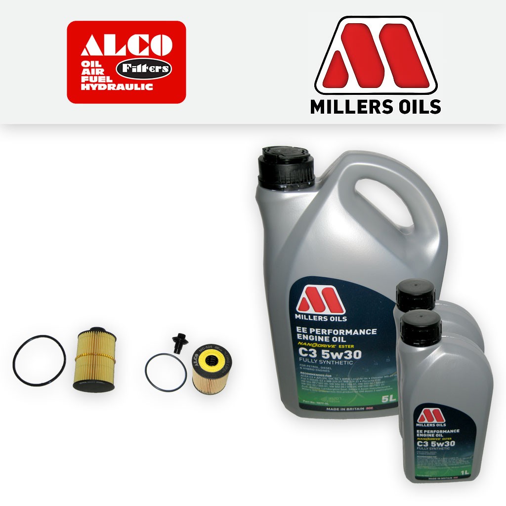 SERVICE KIT for PEUGEOT BOXER 2.2 HDI OIL FUEL FILTERS with EE OIL (2006-2013)