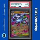 2025 POKEMON PHANTASMAL FLAMES #013/094 MEGA CHARIZARD X EX DOUBLE RARE PSA 8