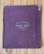 1894 Goodhue County Minnesota Plat Book Atlas HUGE Maps Red Wing Cannon ...