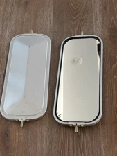 Pair 16" Ford West Coast Style Mirror Truck Semi RV
