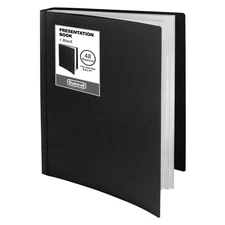 Dunwell Binder with Plastic Sleeves 48-pocket - Presentation Book 8.5x11 Display