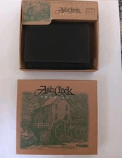 Mens Leather Wallet Black Trifold New In Box $8