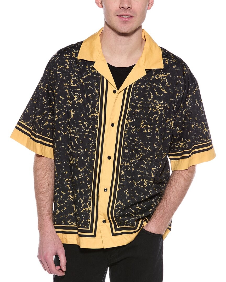 Hugo Мужская рубашка с кубинским воротником Hugo Boss 13390₽