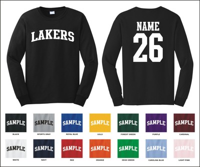 lakers custom t shirt