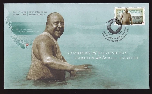 Canada FDC 2013 Swimmer Joe Fortes sc#2620