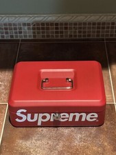 Supreme Red Lock Box FW17 With 2 Keys 100 Authentic