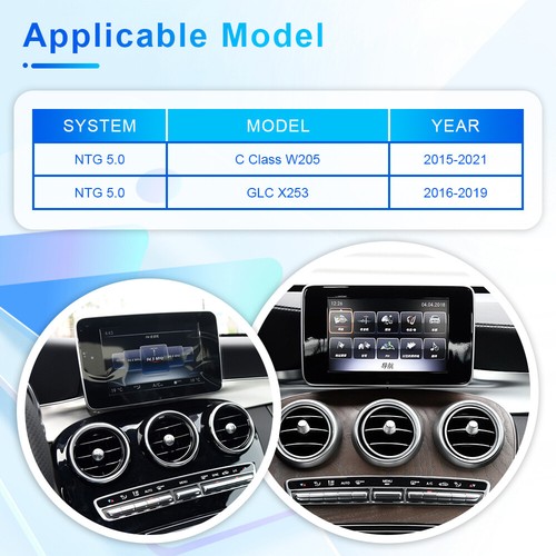 10.25'' Linux Screen Carplay Android Auto Navi For Benz C W205 GLC X253 2015-21 - Picture 3 of 12