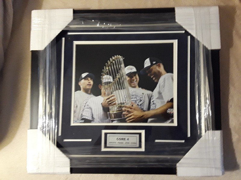 New York Yankees "Core 4" Jeter, Rivera, Posada & Pettitte 17"x15" Framed Photo 