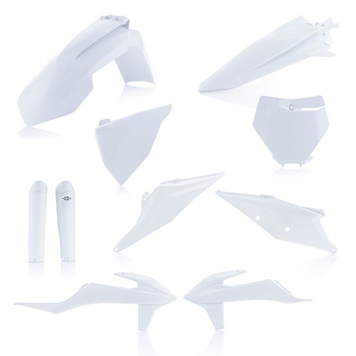acerbis-kit-complet-plastiques-blanc-pour-ktm-125-sx-2t-2019-2022-ebay