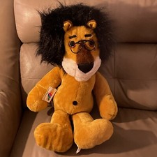 26" HUBERT THE HARRIS LION Animal Fair 1970s Collectible Plush w/Tag Vintage