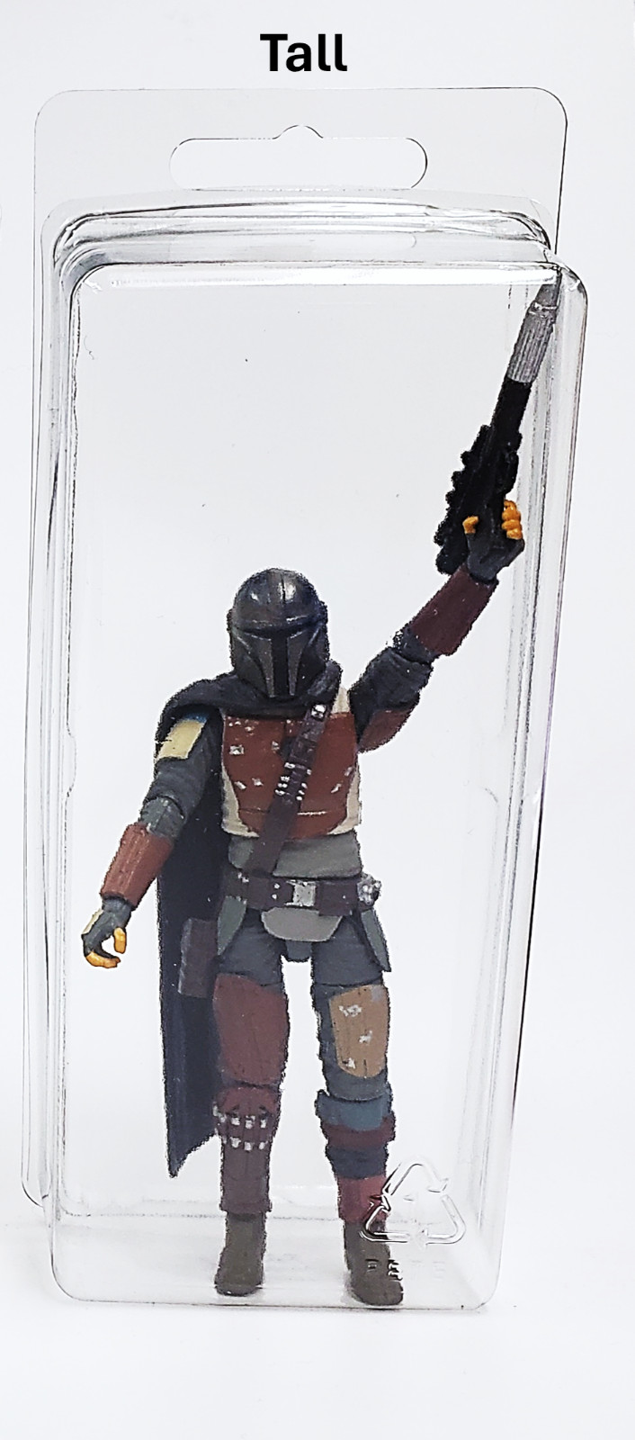Star Wars GI JOE loose action figure blister case clamshell display 3.75 3 3/4