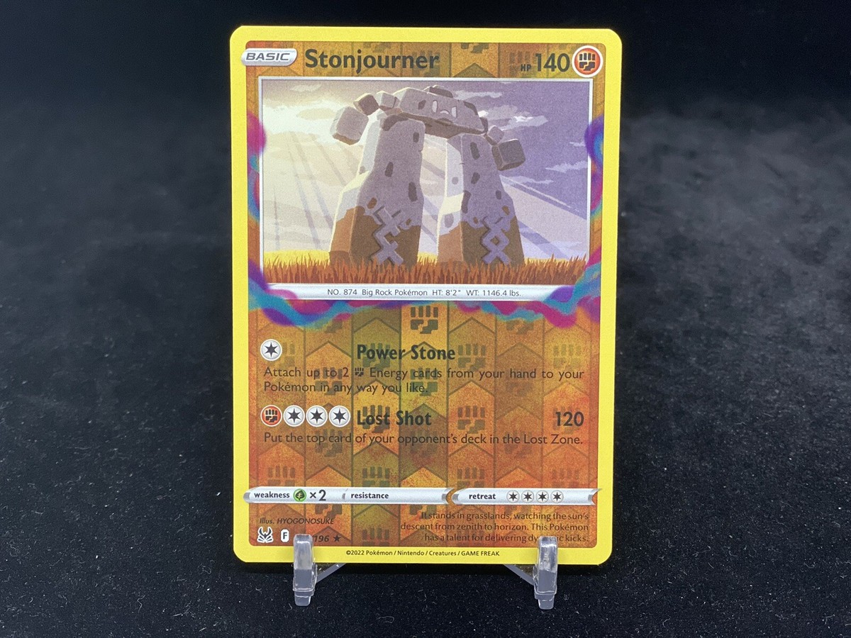 rare pokemon cards lost origin The Most Valuable In The TCG holofoil pattern or surface detail) POKEMON TCG: LOST ORIGIN STONJOURNER