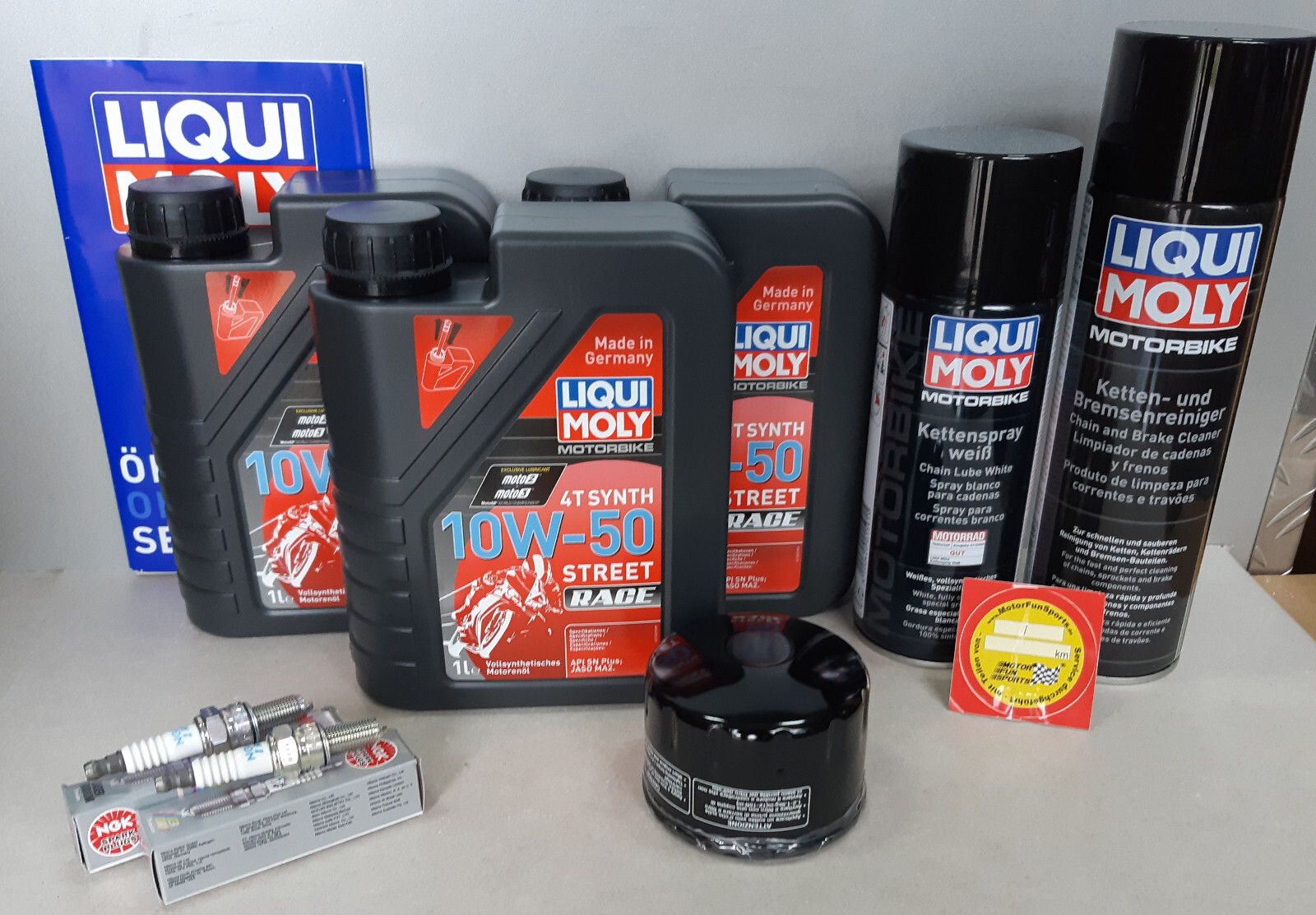 Maintenance Set Aprilia Tuareg 660 Service Iridiumzündkerze Oil Filter