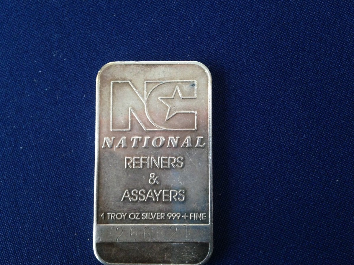 National Refiners & Assayers Silver Art Bar P1799 | eBay