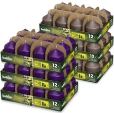 36 Stück Bolsius Professional Stumpenkerzen 78x58mm Gastro Kerzen (3x12er Tray)
