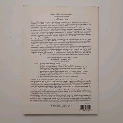 William Blake's Illuminated Books: Volume 5 Milton A Poem Tate Publishing 1993 - Picture 8 of 9