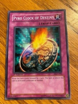 Yu-Gi-Oh! Card PYRO CLOCK OF DESTINY PGD-050 - 1st Edition - Never Played