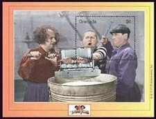 Grenada 2000 - The Three Stooges Miniature Sheet B - MNH