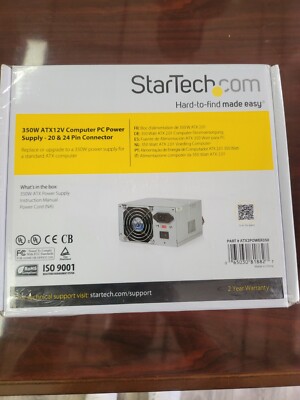 StarTech ATX12POWER350 - ATX12V 2.01 - AC 115/230 V - 350 Watt - 2U