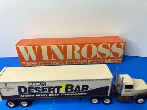 Vtg Winross 1:64 HERSHEYS DESERT BAR Truck And Trailer Diecast LE USA MADE NY - Picture 19 of 21