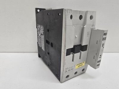 GOOD USED! MOELLER 3P 40A 600V CONTACTOR DIL M(C)40