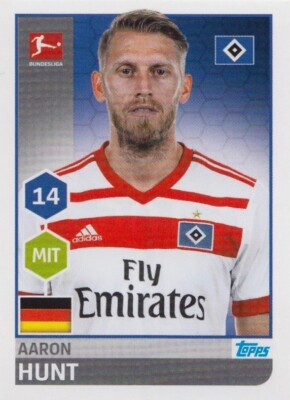 Topps Bundesliga 2017/2018 Sticker No. 106 Aaron Hunt Hamburger SV Collectible Image