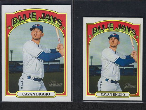 Cavan Biggio [Mini] #216 2021 Topps Heritage card