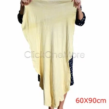 Large Natural Chamois Leather Car Cleaning Cloth Absorbent Drying Towel Wash