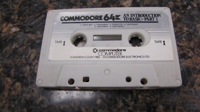 Vintage Commodore 64 Tape Cassette - Introduction To Basic / Part 1 - CZ20