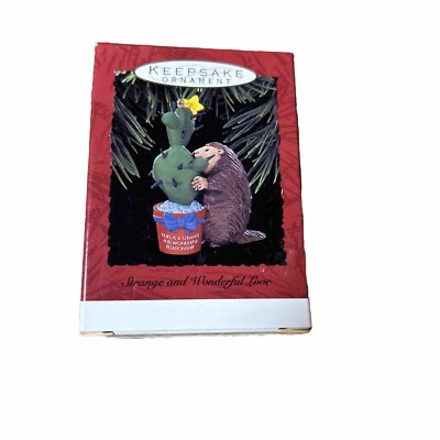 Hallmark Keepsake Strange And Wonderful Love 1993  Beaver Cactus