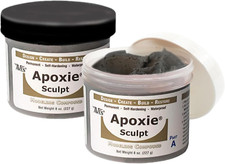 Apoxie Sculpt - 2 Part Modeling Compound A  B - 1 Pound, Natural
