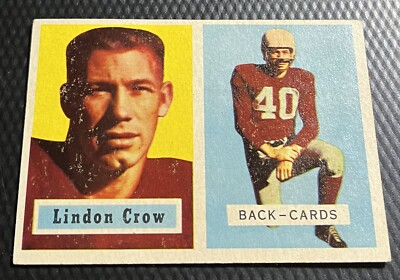 1957 Topps Lindon Crow Cardinals Mid-Grade Card #91 - No Creases, Glossy Surface