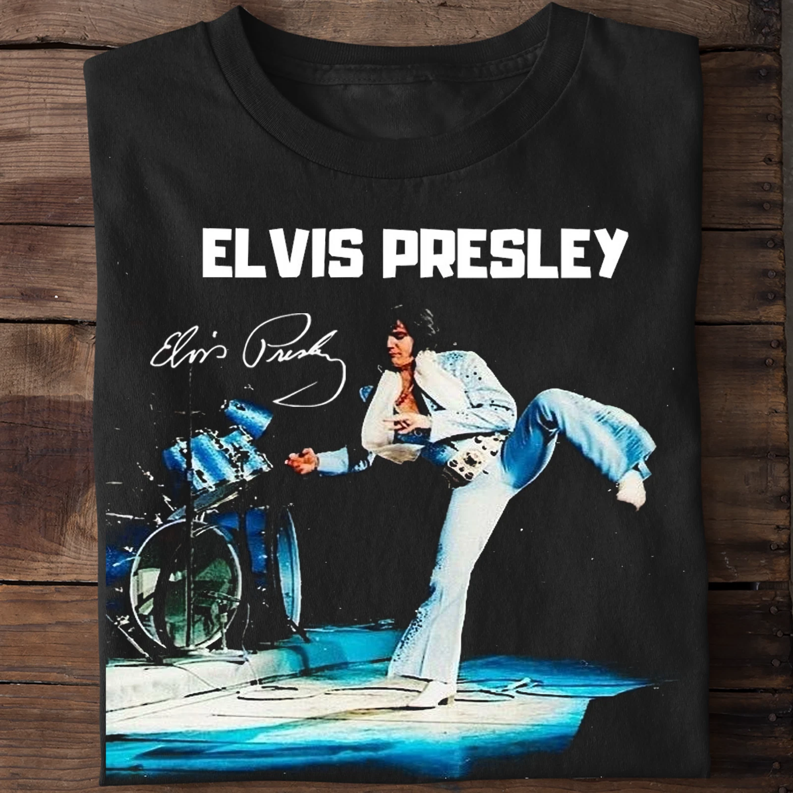 Rare Elvis Presley 1977 Cotton Collection Gift For Fan Unisex T-shirt-image