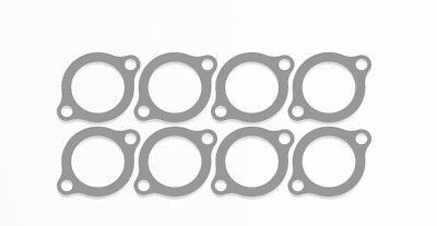 Set of (8) 3/8'' thick 304ss Header Flanges- CFE/MBE SBX Billet Heads- 2'' Port Si