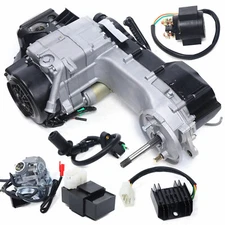 150CC 4-Stroke Long Case GY6 Moped Auto Engine Motor CVT For Scooter ATV