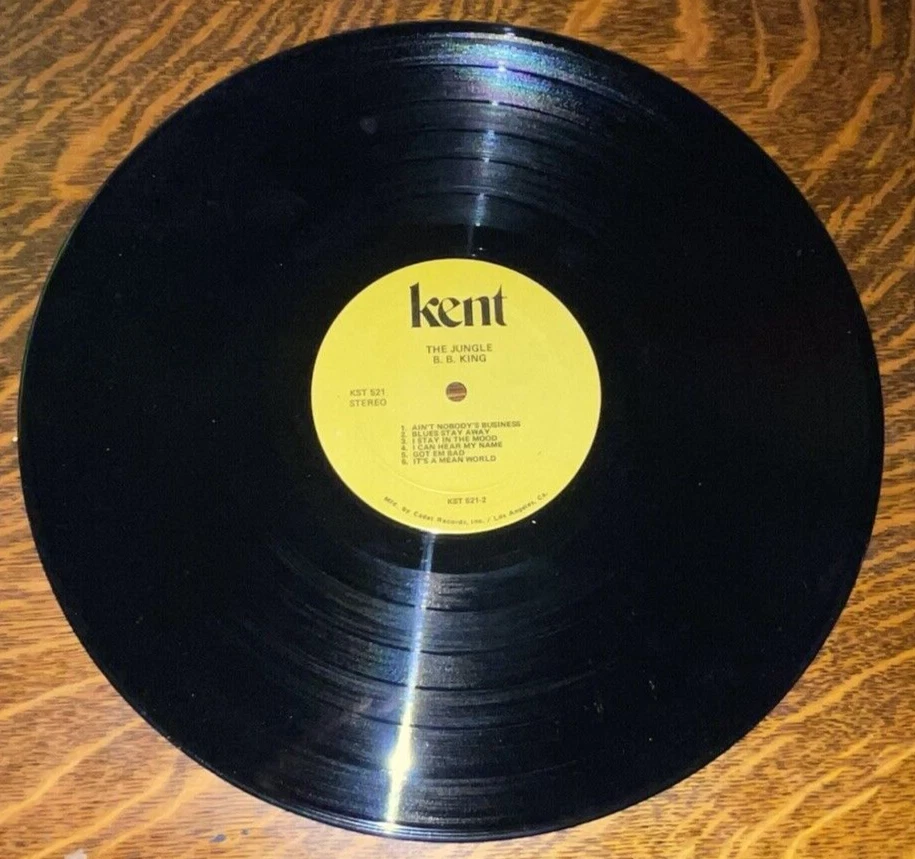12" LP~B.B. KING~ 1967~ THE JUNGLE~ KENT LBL. # KST-521~ STEREO - Image 4 of 4