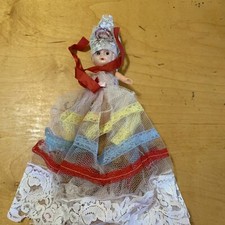 VtG Doll Celluloid Carnival Prize Kewpie 7 Flapper Molded Hair Dressed G22