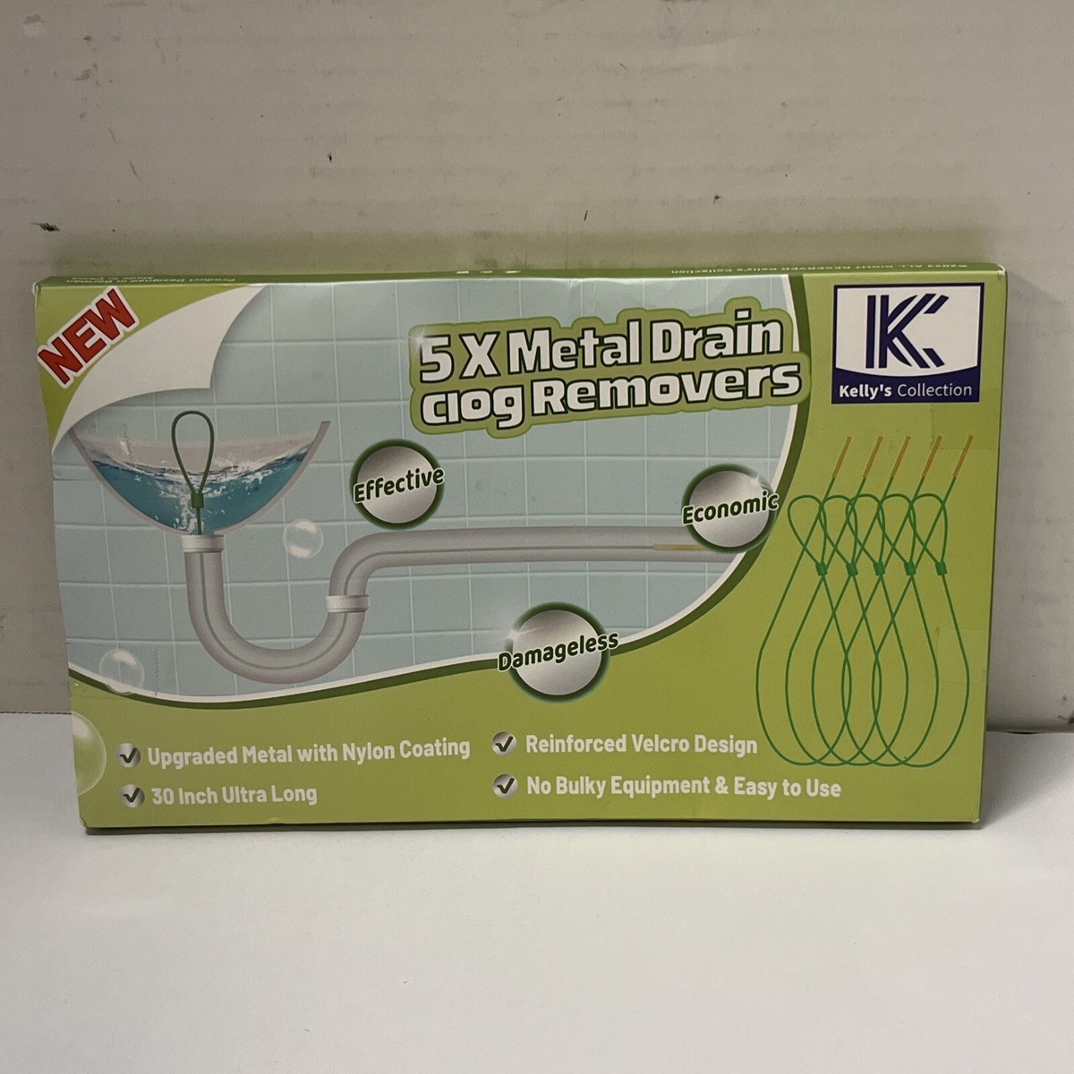 5 Metal Drain Clog Removers | eBay