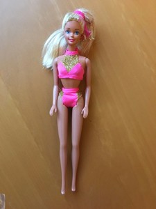 pink colour barbie doll