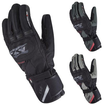 LS2 Snow Mens Motorcycle Gloves Winter Waterproof Motorbike Long Scooter Glove