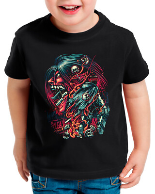 Attack Eren Kinder T-Shirt attack japan on titan aot