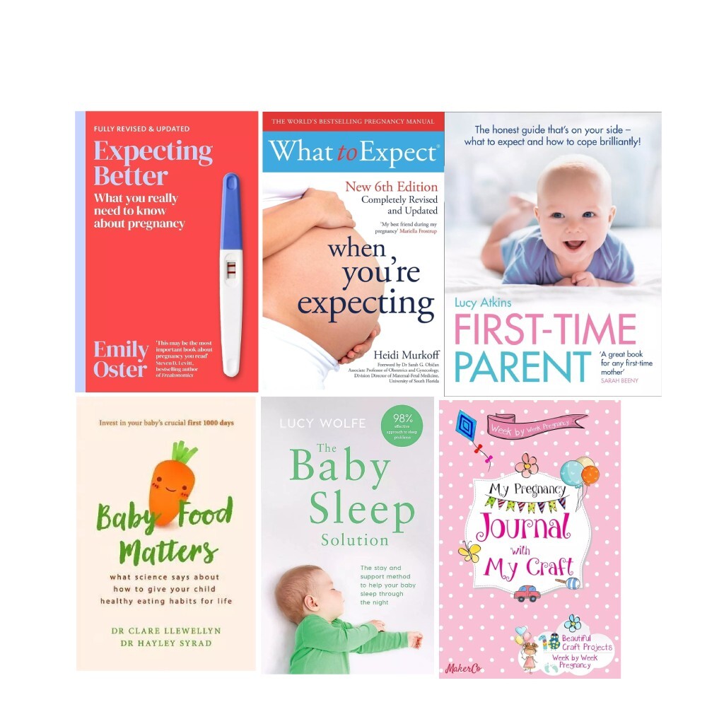 Expecting Better, What to Expect,First Time Parent, Baby Food, Pregnancy 6 Books
