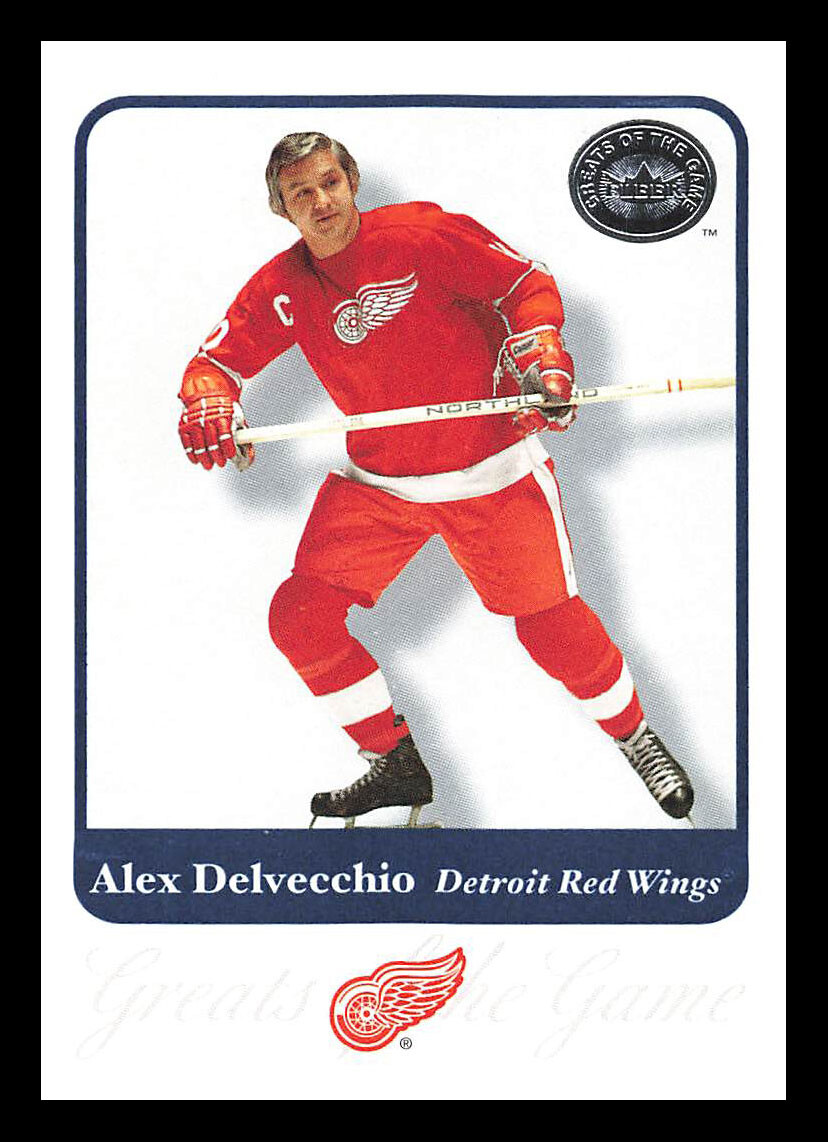 Alex Delvecchio #40 2001-02 Fleer Greats of the Game Detroit Red Wings